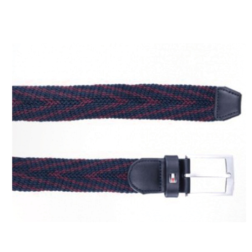 Product Tommy Hilfiger Ανδρική Ζώνη Adan Stripe Νο 100 Σκούρο Μπλε base image