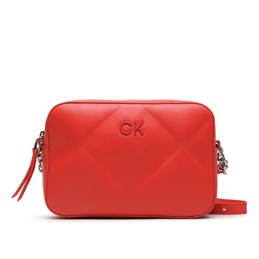 Product Calvin Klein Γυναικείo Τσαντάκι Χιαστί Re-Lock Quilt Camera Bag Κόκκινο base image