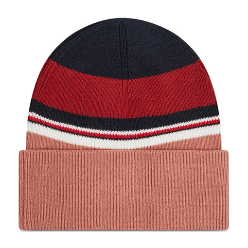 Product Tommy Hilfiger Essential Knit Beanie Beanie CB Pink Color with Logo base image