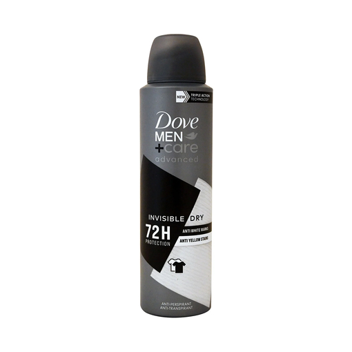 Product Dove Men+ Care Advanced Invisible Dry Deo Spray 150ml base image