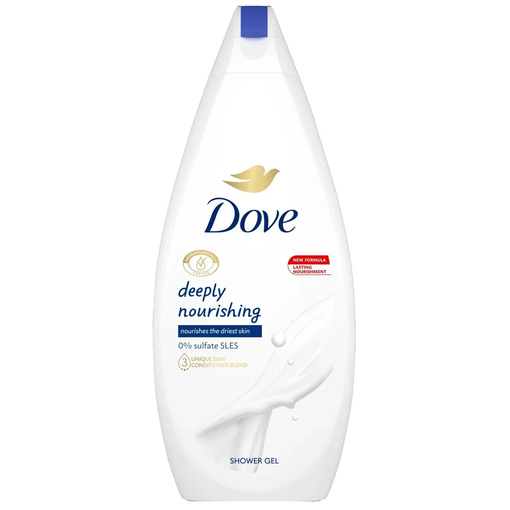 Product Dove Deeply Nourishing Shower Gel 720ml base image