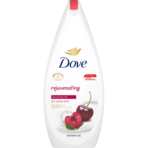 Product Dove Rejuvenating Cherry & Chia Milk Shower Gel 720ml base image