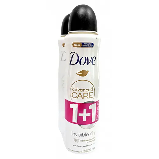Product Dove Invisible Deodorant Spray 150ml - 1+1 base image