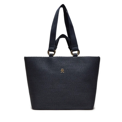 Product Tommy Hilfiger Th City Mono Women's Handbag Tote Handbag Navy Blue base image