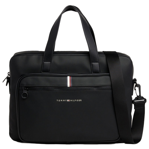 Product Tommy Hilfiger TH Essential Pique Computer Bag Black base image