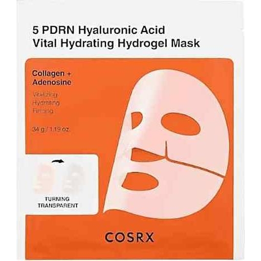 Product Cosrx 5 PDRN Hyaluronic Acid Vital Hydrating Hydrogel Mask Μάσκα Προσώπου 34g base image