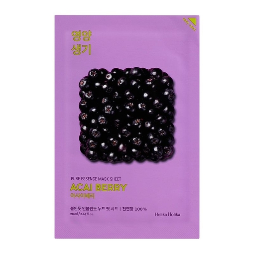 Product Holika Holika Ενυδατική Μάσκα Προσώπου Pure Essence Mask Sheet 23ml - Acaiberry base image