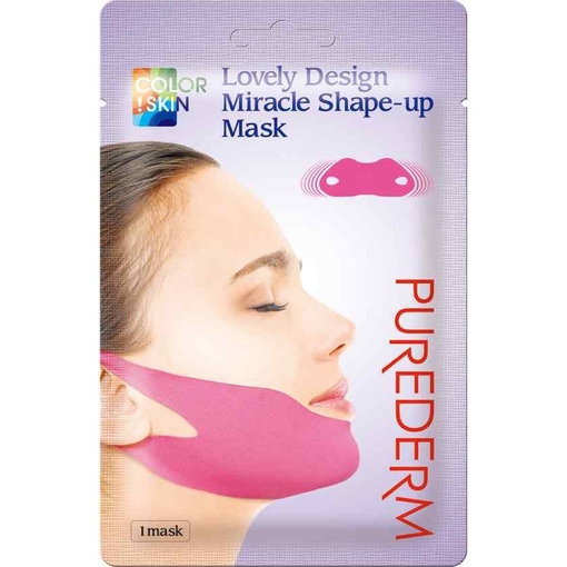 Product Purederm Lovely Design Miracle Shape-Up Mask for Facial Contour Lifting 1 pc base image