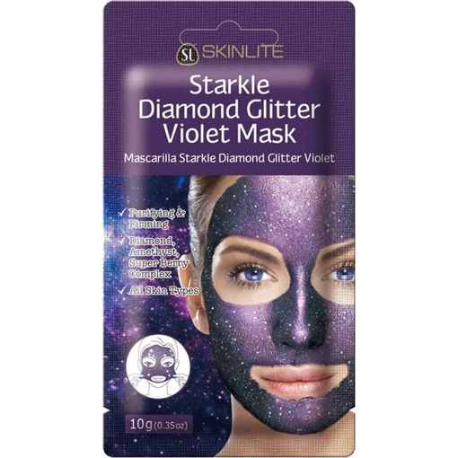Product Purederm Galaxy Diamond Glitter Violet Peel-Off Mask Μάσκα Προσώπου Για Λάμψη 10g base image