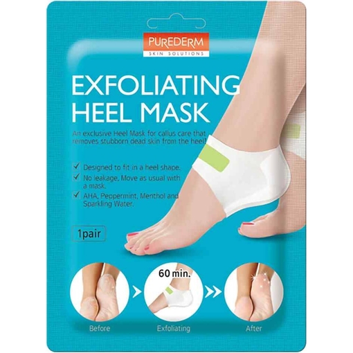 Product Purederm Exfoliating Heel Mask Vegan Heel Exfoliating Mask 1 Pair base image