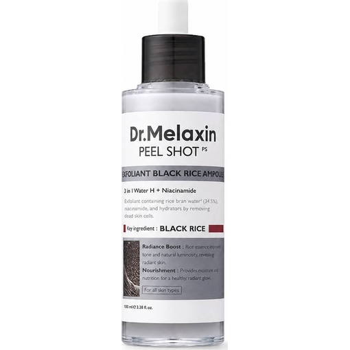 Product Dr. Melaxin Peel Shot Exfoliating Black Rice Ampoule Ορός Προσώπου 80ml base image