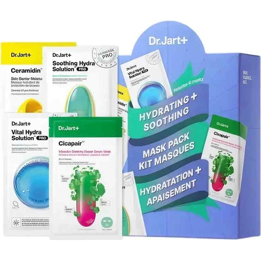 Product Dr. Jart+ Σετ Μάσκες Προσώπου Mask Kit Hydrating+Soothing & Hydratation+Apaisement base image