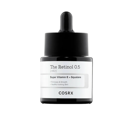 Product COSRX Moisturizing Oil with Retinol for Anti-Aging & Wrinkle Reduction The Retinol 0.5 Oil 20ml base image