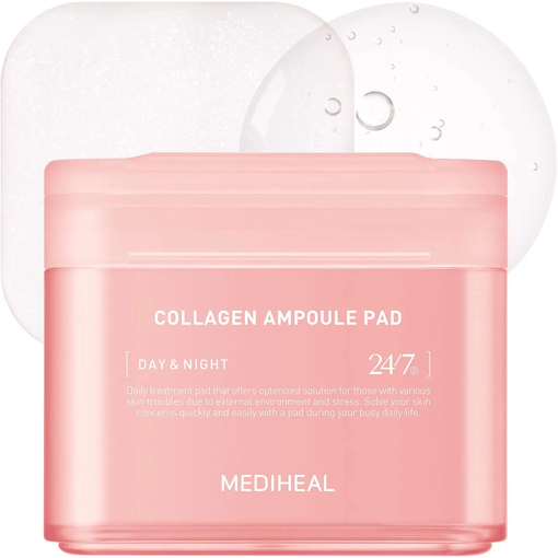 Product Mediheal Εμποτισμένα Δισκία Κολλαγόνου Collagen Ampoule Pads 100τμχ base image