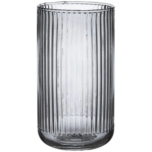 Product Ladelle Ποτήρι 410ml Ριγέ Ανθρακί Zephyr Γυάλινο base image