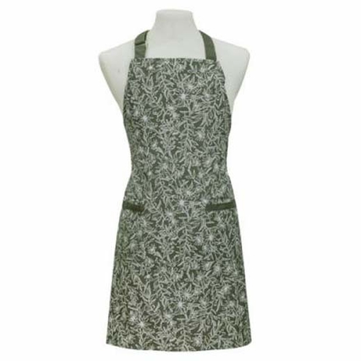 Product Ladelle Wildflower Sage Apron for adults One Size base image