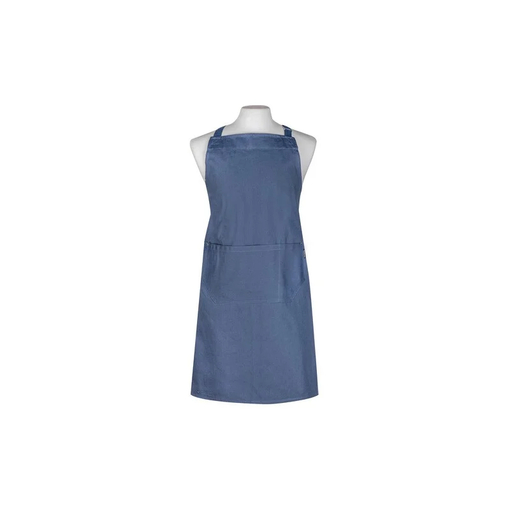 Product Ladelle Kitchen Apron 69x90cm Cotton Blue Lennox base image