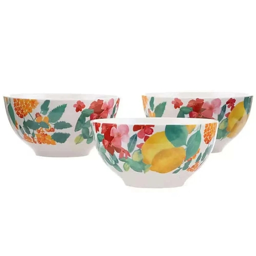 Product Maxwell & Williams Cereal Bowl Coupe Capri (Set of 3) 12cm Multi-White base image