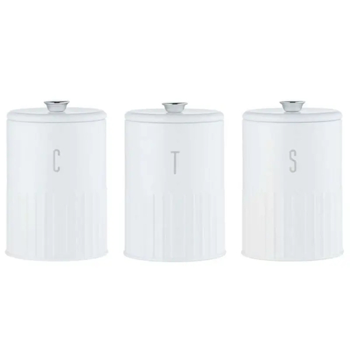 Product Maxwell & Williams Set 3pcs Coffee/Sugar/Tea Pot Astor White 11x17cm 1,35lL base image