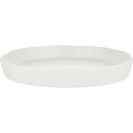 Product Maxwell & Williams Porcelain Serving Platter Speckle Onni AX0543 33 x 4.5 cm White base image