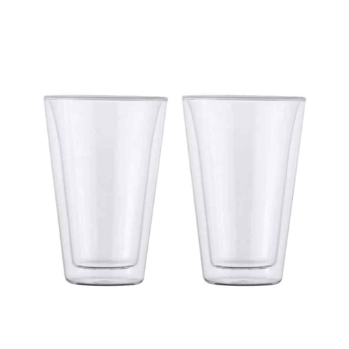 Product Maxwell & Williams Conical Double Wall Mug Set Σετ Κούπες Γυάλινες με Διπλό Τοίχωμα 400ml - Διαφανές base image