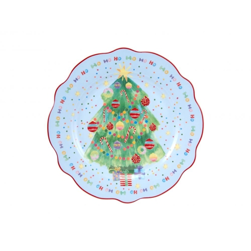 Product Maxwell & Williams Plate Jolly Joy Tree Porcelain 20cm base image