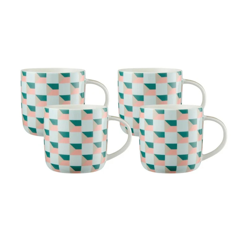 Product Maxwell & Williams Mugs 480ml Syracuse Light Blue Set of 4 pieces-Porcelain base image