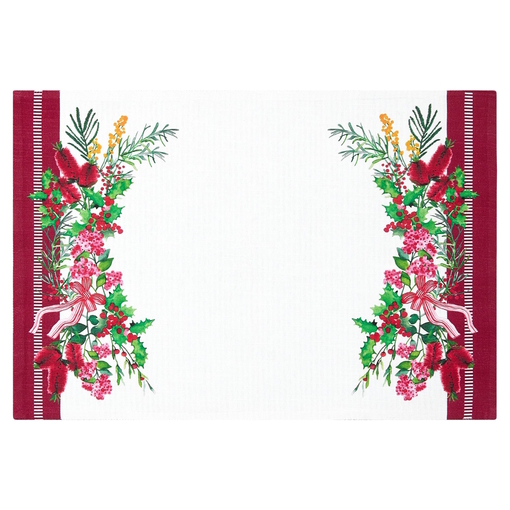 Product Maxwell & Williams Festive Flor Cotton Placemat Σουπλά Βαμβακερό 45X30Cm Κόκκινο/Λευκό base image