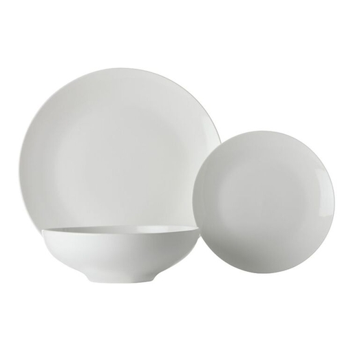 Product Maxwell & Williams Dinner Set White Basic Tribeca 12pcs White base image