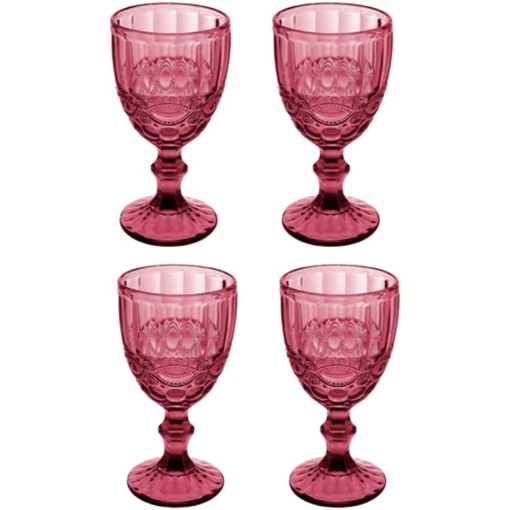 Product Casa Domani Gabriella Pink Ποτήρια Κρασιού 330ml 4τμχ - Ροζ base image