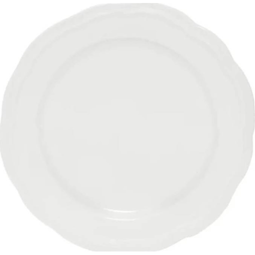 Product Casa Domani Florence Scallop Rim Πιάτο Γλυκού Πορσελάνης Με Ανάγλυφο Χείλος 20cm base image