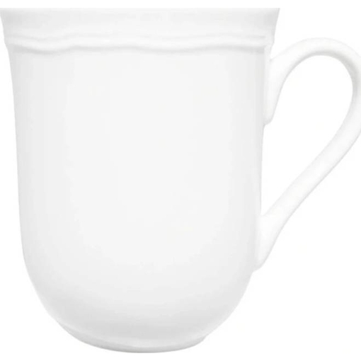 Product Casa Domani Florence Embossed Mug Κούπα Καφέ/Τσαγιού Πορσελάνης Λευκή 390ml base image