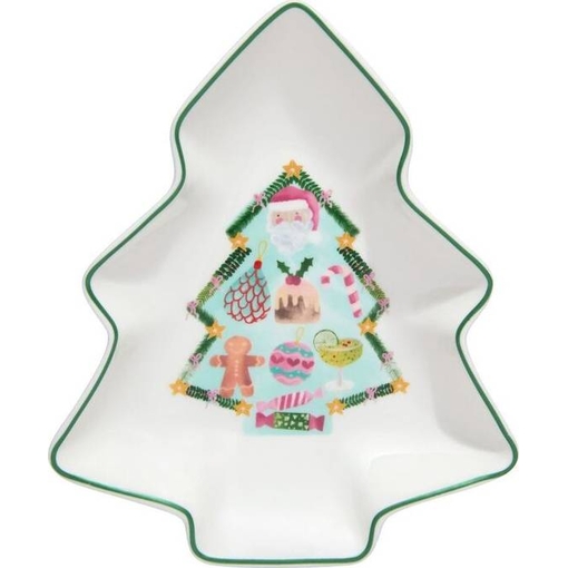 Product Maxwell & Williams Tis Season Πιάτο Έλατο 15cm Λευκό base image