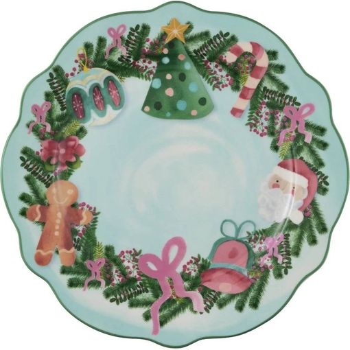 Product Maxwell & Williams Scallop Πιάτο 20cm Πράσινο Tis Season base image