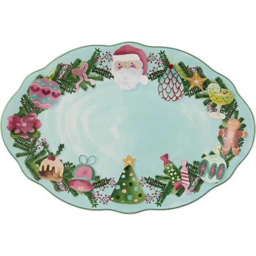 Product Maxwell & Williams The Sea Oval Plate 35x24cm Multicolored base image