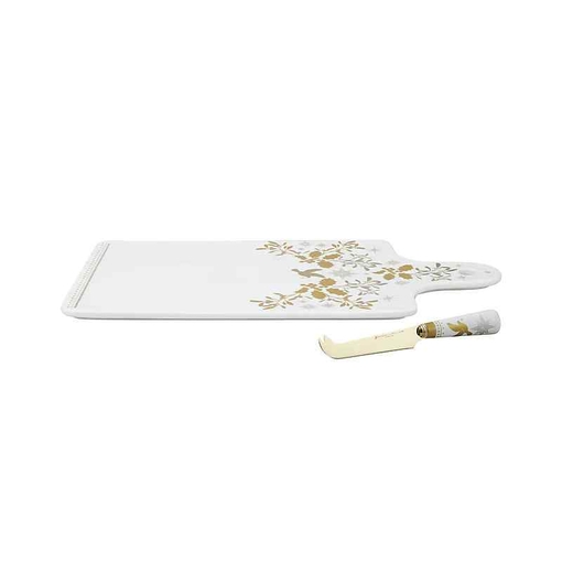 Product Maxwell & Williams White Christmas Cheese Board & Knife Set Σετ Πιατέλα & Μαχαίρι Τυριού Πορσελάνινο 25cm base image