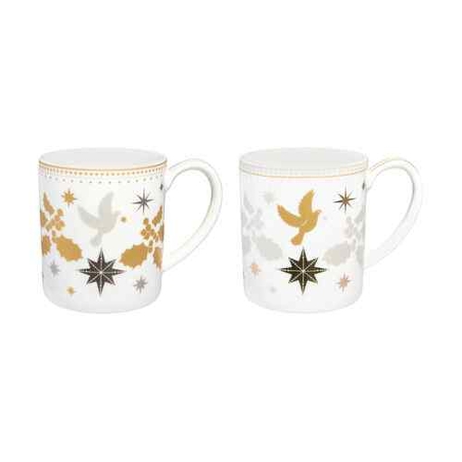 Product Maxwell & Williams White Christmas Set of 2 Mugs Σετ 2 Κούπες Πορσελάνινες 340ml base image