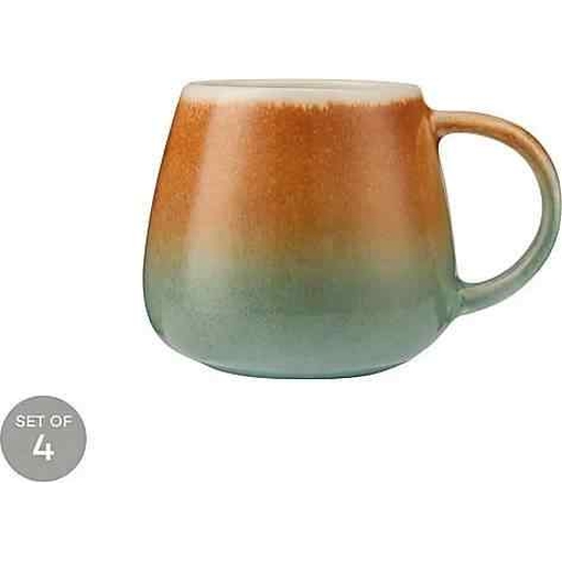 Product Maxwell & Williams Club Aurora Snug Κούπα Κεραμική 410ml - Καφέ/Πράσινο base image