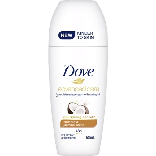 Product Dove Coconut & Jasmine Roll-On 50ml base image