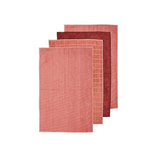Product Ladelle Πετσέτες Κουζίνας Microfibre 43x68cm Pink Sand Benson Σετ 4 Τεμαxίων base image