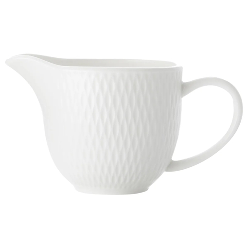 Product Maxwell & Williams milk jug porcelain 190ml. Diamonds base image