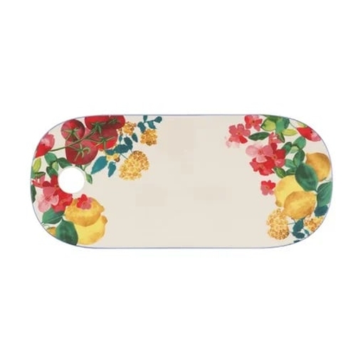 Product Rectangle Plate 40x18cm White with Designs base image