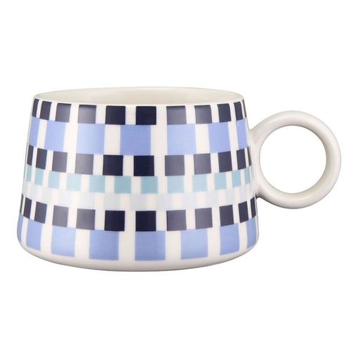 Product Maxwell & Williams 400ml Porcelain Mug in Blue Mosaic base image