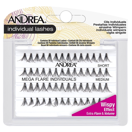 Product Andrea Stacked Individual Eye Lashes Short And Medium base image