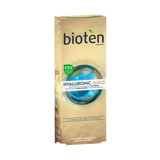 Product Bioten Κρέμα Ματιών Hyaluronic Gold 15ml base image
