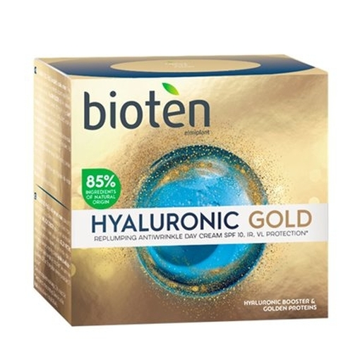 Product Bioten Κρέμα Ημέρας Hyaluronic Gold 50ml base image