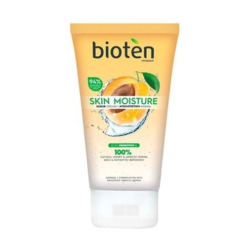 Product Bioten Skin Moisture Aπολεπιστική Κρέμα Καθαρισμού Προσώπου Για Κανονική/Μικτή Επιδερμίδα 150ml base image