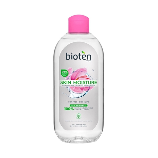 Product Bioten Skin Moisture Νερό Καθαρισμού Προσώπου Για Ξηρή/Ευαίσθητη Επιδερμίδα 400ml base image