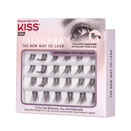 Product KISS Falscara Eyelash Wisp MuLipack | Απόχρωση 01 base image
