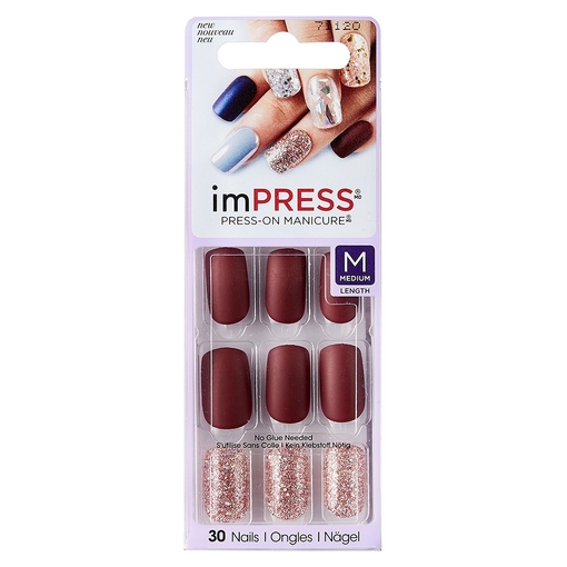 Product Kiss imPRESS Press-On Manicure - Forbidden base image